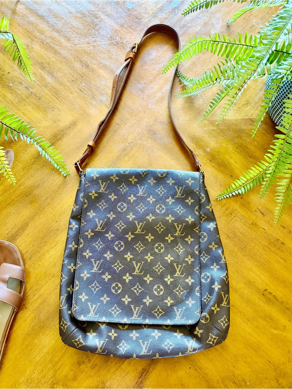 Louis Vuitton Monogram Canvas Brown Crossbody Bag